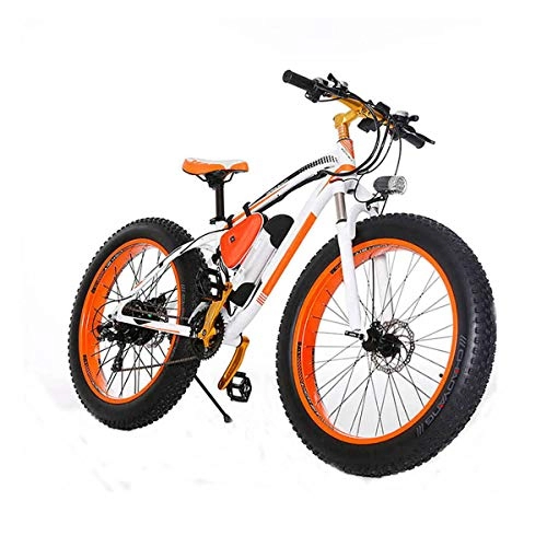 Electric Mountain Bike : 26 inch Electric Mountain Bike Adult 36V 350W Folding E-bike Bicycle 7 Speeds with LCD meter and 5 Level PAS Function, Dual Disc Brakes and Suspension Shock Absorber Fork