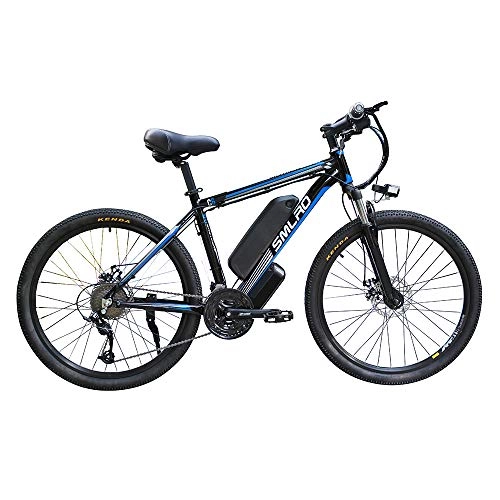 Electric Mountain Bike : 26 Inch Electric Mountain Bikes, City Commuter Travel Work Out 350W 21 Speed Gear E-Bike with 48V 13AH Large Capacity Removable Lithium-Ion Battery for Adult Men Women