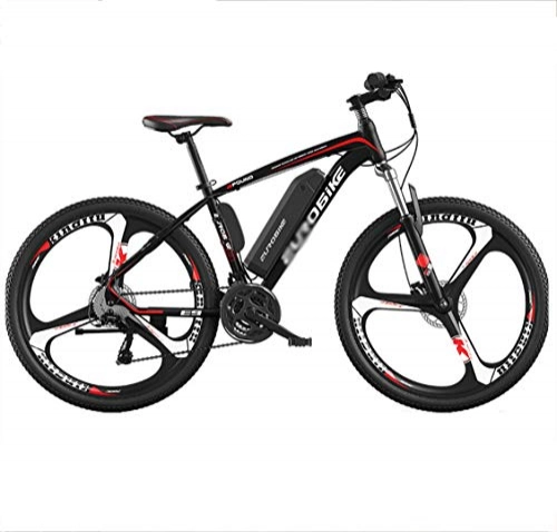 Electric Mountain Bike : 26 inch mountain bike electric bicycle aluminum alloy lithium battery 35-40km power cross-country bike 27 variable speed battery bicycle 250W motor