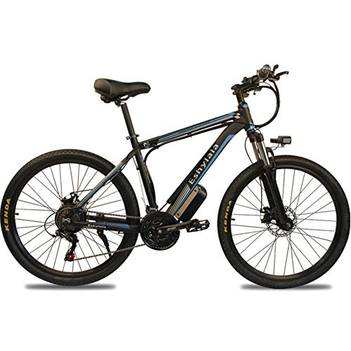 Electric Mountain Bike : 26 Inch Wheel Electric Bike, Aluminum Alloy 48V 10 / 15AH Lithium Battery Mountain Cycling Bicycle, 27-Speed, 3 Working Modes, Front And Rear Disc Brakes, 15AH