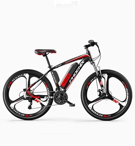 Electric Mountain Bike : 26" Mountain Bike for Adult, All Terrain 27-speed Bicycles, 36V 35KM Pure Battery Mileage Detachable Lithium Ion Battery, Smart Mountain Ebike for Adult, (Color : Electric endurance 40KM)