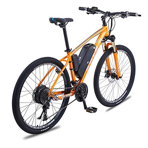 Electric Mountain Bike : 27.5" Electric Bike for Adults, Electric Mountain Bike / Electric Commuting Bike with Removable 48V 13Ah 500W Battery, Professional 27 Speed Gears