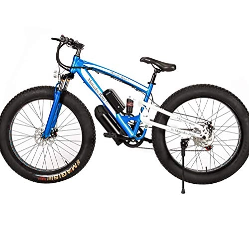 Electric Mountain Bike : 36V 350W 15AH 26 x 4.0 Inch Fat Tire 7 speed Shimano Shifting Lever Electric Bike, for Adult Female / Male for mountain bike snow bike Double disc brakes
