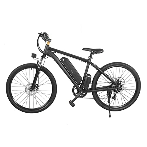 Electric Mountain Bike : Adhiper electric mountain bike 220W powerful power 36V, 10AH electric bicycle, detachable lithium-ion battery, 26-inch electric bicycle, 7 speed adjustment electric mountain bike.