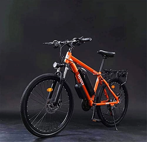 Electric Mountain Bike : Adult 26 Inch Electric Mountain Bike, 36V Lithium Battery Aluminum Alloy Electric Bicycle, LCD Display Anti-Theft Device 27 speed (Color : B, Size : 14AH)