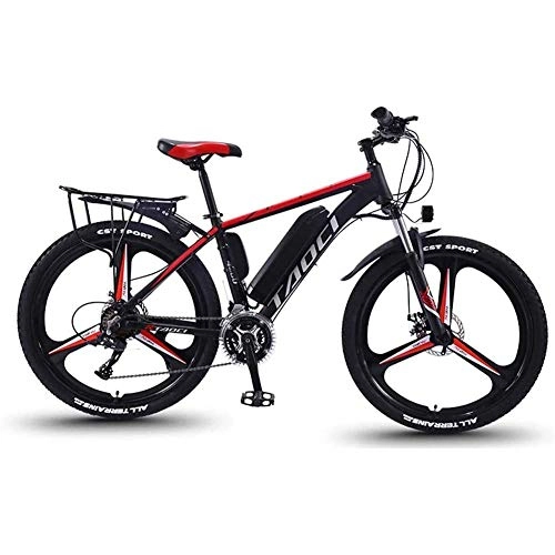 Electric Mountain Bike : Adult Electric Bicycle, Aluminum Alloy 26"36V 350W 13Ah Detachable Lithium Ion Battery Bicycle Ebike Smart Mountain Ebike 10AH