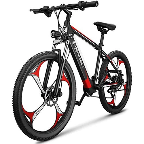 Electric Mountain Bike : Adult Electric Bike, 26-Inch 36V Mountain Bike with 48AH Lithium Battery, 400W Double Disc Brake Electric Mountain Bike(Carrying Weight: about 120KG)