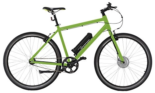 Electric Mountain Bike : AEROBIKE 28 Wheels Pedal Assisted Mountain Bike 36v Li-ion Battery SRAM Automatix Gear System (Green)