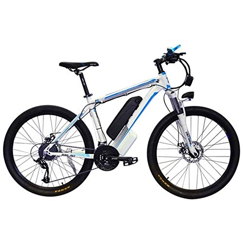 Electric Mountain Bike : Amantiy Electric Mountain Bike, 26'' Electric Mountain Bike Brushless Gear Motor Large Capacity (48V 350W 10Ah) 35 Miles Range And Dual Disc Brakes Alloy Electric Bicycle Electric Powerful Bicycle
