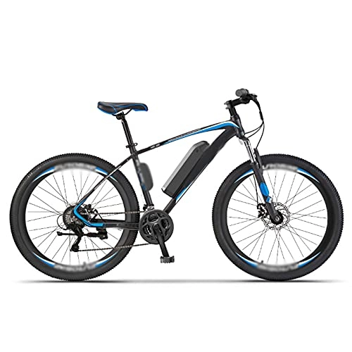 Electric Mountain Bike : AORISSE Electric Bike, 26" Electric Commuter Bicycle Mountain Bike with 250W Motor 36V Lithium Battery 27-Speed, Removable Battery, B, Electric Durability 65KM