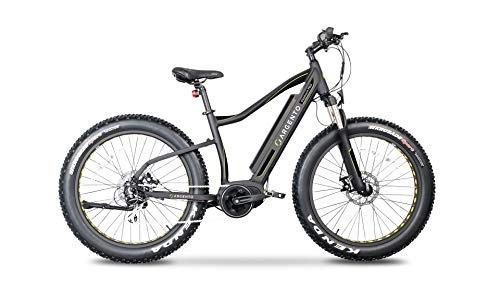 Electric Mountain Bike : Argento Elephant Pro Fat Mountain Bike, Electric Bike, Unisex, Adult, Black, One Size