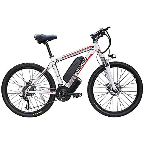 Electric Mountain Bike : Art Jian 26 Inch Adult 48V Electric Bicycle, LCD Monitor Dustproof And Waterproof 5 Speed High Power Smart Mountain Electric Bikes