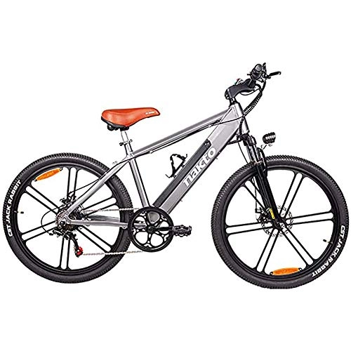Electric Mountain Bike : Art Jian 26-Inch Magnesium Alloy Electric Bike, 350W Motorcycle Mountain Bike Adult Power-Assisted Shock-Absorbing Electric Bicycle