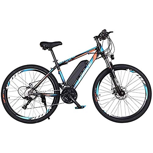 Electric Mountain Bike : Art Jian Adult Foldable Electric Bike, 26-Inch 36V Mountain Bike with 10AH Lithium Battery Damping 27 Speed City Electric Bicycle