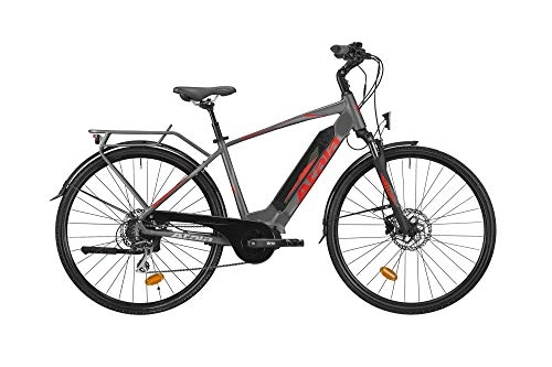 Electric Mountain Bike : Atala Electric Bike Model 2019 Cute S 28 8 Speed 418 Colour Grey-Red One Size 49