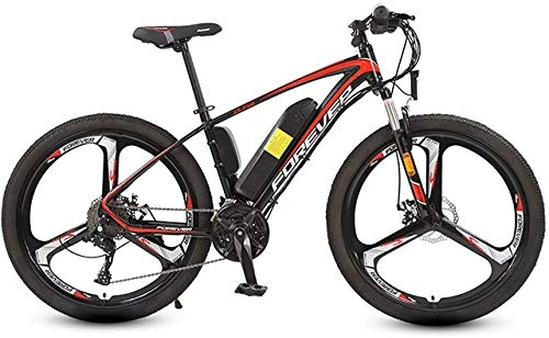 Electric Mountain Bike : Bikes, 26inch Mountain Electric Bike, 250w Urban Commuting Electric Bikes for Adults, 36v Removable Lithium Battery, Professional 27 Speed Gears, Suspension fork Beach Snow Electric Mountain Moped, 12ah 6