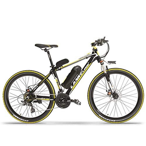 Electric Mountain Bike : BNMZX Electric bicycle, 26 inch 48V10AH folding city bicycle, aluminum alloy lithium electric mountain bike, adult moped, D-48V10ah