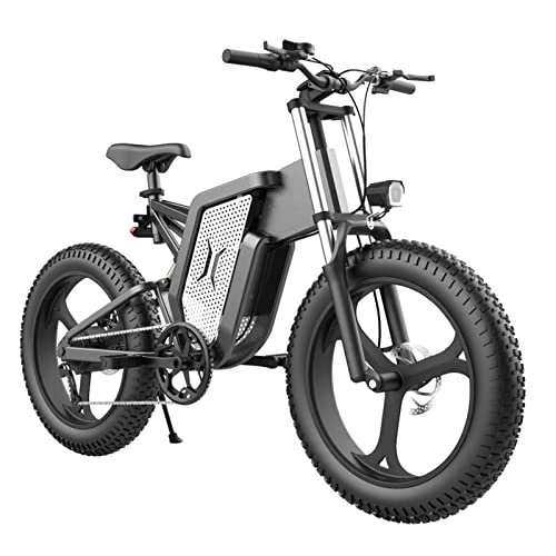 Electric Mountain Bike : bzguld Electric bike 500 W Electric Bike for Adults 20" Fat Tire Ebike 48V 20AH Removable Lithium Battery Adult Electric Bicycles 7 Speed 28 MPH Electric Mountain Bike (Size : 20ah)
