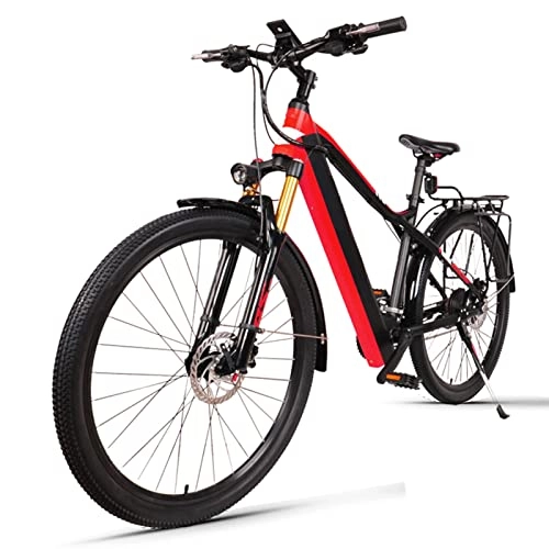 Electric Mountain Bike : bzguld Electric bike E Bikes for Adults 500w Bike 27.5" Electric Bike 24.8mph with 48V 17AH Lithium Battery 27 Speed Electric City Bicycle Brakes Shock Absorbers