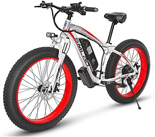 Electric Mountain Bike : CASTOR Electric Bike 26'' Electric Mountain Bike with Removable Large Capacity LithiumIon Battery (48V 17.5ah 500W) for Men Outdoor Cycling Travel Work Out And Commuting