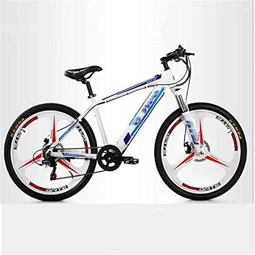 Electric Mountain Bike : CASTOR Electric Bike 26 inch Adult Electric Bikes, 48V 9.6A lithium battery Aluminum alloy Bikes LCD display 7 speed Mountain Bicycle Sports Outdoor Cycling