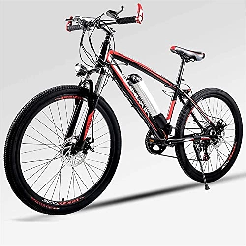 Electric Mountain Bike : CASTOR Electric Bike Bike, 26" Mountain Bike for Adult, 30Km / h Safe Speed 100Km Endurance Detachable Lithium Ion Battery, Smart bike