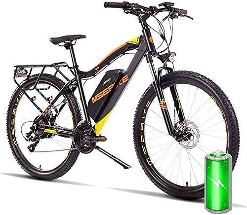 Electric Mountain Bike : CASTOR Electric Bike Electric Mountain Bike, 400W 26'' Electric Bicycle With Removable 36V 8Ah / 13Ah LithiumIon Battery For Adults, 21 Speed Shifter