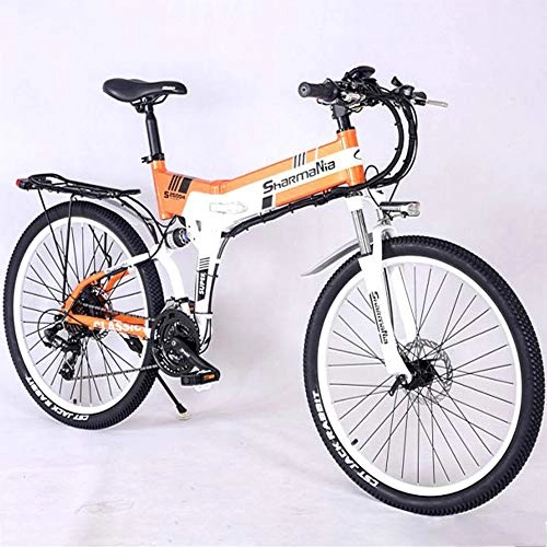 Electric Mountain Bike : CBA BING Electric Mountain Bike, fiugsed 26'' Electric Mountain Bike with Removable Large Capacity Lithium-Ion Battery (48V 350W), Three Working Modes