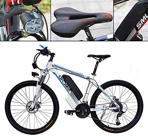 Electric Mountain Bike : CCLLA 26''E-Bike Electric Mountain Bycicle for Adults Outdoor Travel 350W Motor 21 Speed 13AH 36V Li-Battery