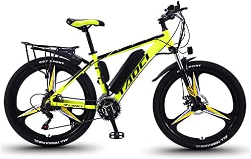 Electric Mountain Bike : CCLLA 26'' Electric Mountain Bike with Removable Large Capacity Lithium-Ion Battery (36V 350W 8Ah) Dual Disc Brakes for Outdoor Cycling Travel Work Out
