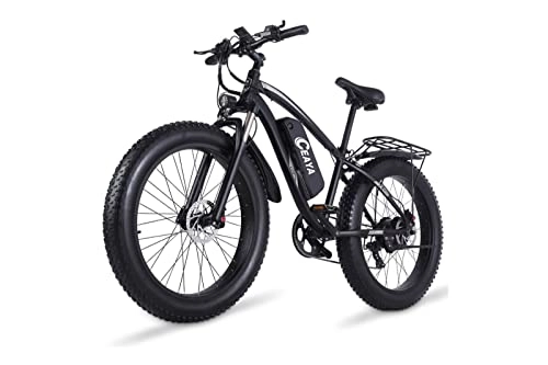 Electric Mountain Bike : CEAYA Electric Bike, E Bikes For Men, Electric Bike Adult, Fat Tire Electric Bike With Shimano 7 Speed