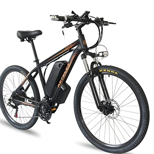 Electric Mountain Bike : Cheap Electric Bicycle 36V / 48V 13AH Battery Pedals Power Assist 250W Motor Bike Lithium Battery Mountain Electric Bike Bicycle (48V 13AH 250W, Black)
