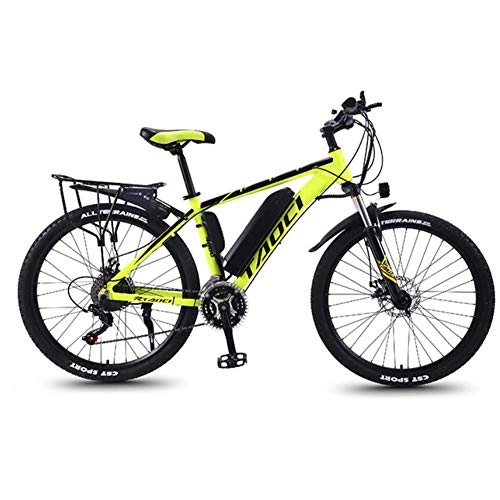 Electric Mountain Bike : CHJ Electric Bicycle, 26-Inch Folding Electric Mountain Bike, 36V350W Motor / 13AH Lithium Battery, Power-Assisted Endurance 90Km, Men's and Women's Preferred Mountain Bikes