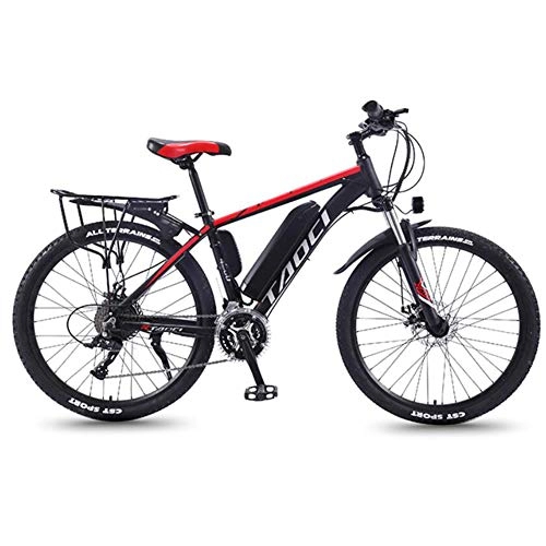 Electric Mountain Bike : CHJ Electric Mountain Bike, 36V-350W High-Speed Motor, 8AN Boost Battery Life 50KM, 26 Inches, 21 Speed, Charging 3-4 Hours