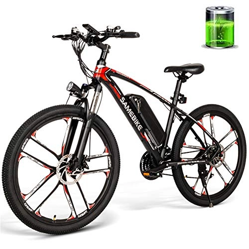 Electric Mountain Bike : CHJ New 26 inch electric bicycle 350W 48V 8AH mountain / city bicycle 30km / h high speed electric bicycle for male and female adult travel