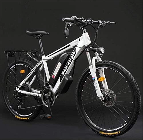 Electric Mountain Bike : CLOTHES Commuter City Road Bike Adult 26 Inch Electric Mountain Bike, 36V Lithium Battery High-Carbon Steel 24 Speed Electric Bicycle, With LCD Display Unisex (Color : B, Size : 100KM)