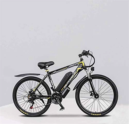 Electric Mountain Bike : CLOTHES Electric Mountain Bike, Adult 26 Inch Electric Mountain Bike, 350W 48V Lithium Battery Aluminum Alloy Electric Bicycle, 27 Speed With LCD Display, Bicycle (Size : 10AH)