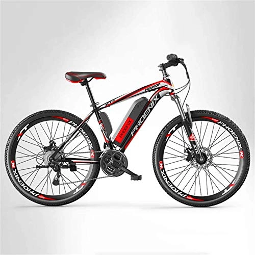 Electric Mountain Bike : CLOTHES Electric Mountain Bike, Adult Mens Mountain Electric Bike, 250W Electric Bikes, 27 speed Off-Road Electric Bicycle, 36V Lithium Battery, 26 Inch Wheels, Bicycle (Color : A, Size : 8AH)