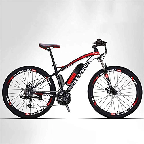 Electric Mountain Bike : CLOTHES Electric Mountain Bike, Adult Mountain Electric Bike Mens, 27 speed Off-Road Electric Bicycle, 250W Electric Bikes, 36V Lithium Battery, 27.5 Inch Wheels, Bicycle (Color : A, Size : 14AH)