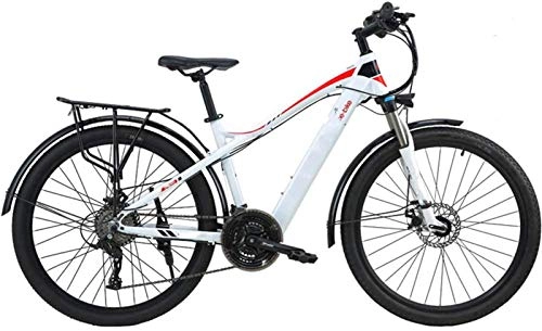 Electric Mountain Bike : CLOTHES Electric Mountain Bike, Adults Mountain Electric Bike, 27.5 Inch Travel E-Bike Dual Disc Brakes with Mobile Phone Size LCD Display 27 Speed Removable Battery City Electric Bike, Bicycle