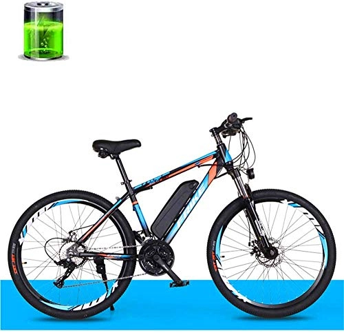 Electric Mountain Bike : CLOTHES Electric Mountain Bike, Electric Bicycle, 26 Inch Electric Mountain Bike Adult Variable Speed Off-Road 36V250W Motor / 10AH Lithium Battery 50Km, 27-Speed City Bike, Bicycle