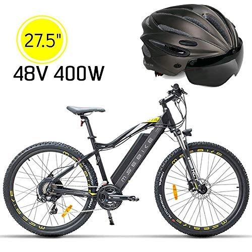 Electric Mountain Bike : COKECO Electric Bike For Adults Electric Bicycle For Man Women High Speed Electric Mountain Bike 27.5" E-bike With 48V 13Ah Removable Lithium Battery 21 Speed For Adult Female / Male