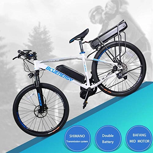 Electric Mountain Bike : cuzona 26inch electric bicycle 48V750w / 1000W bafang mid-motor 48V 27 5ah double lithium battery electric mountain bike 850c LCD 60km / h-48V750W_EBIKE