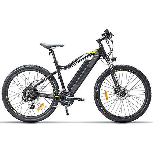 Electric Mountain Bike : CXY-JOEL Electric Bike for Adults, 27.5 inch Mountain Urban Commuter E Bike 400W Brushless Motor 48V 13Ah Removable Lithium Battery Suspension Fork Oil Disc Brake