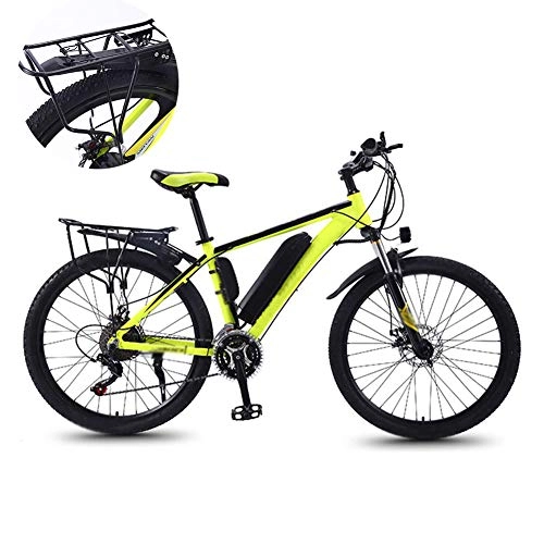 Electric Mountain Bike : CYC Electric Bike for Adult 26'' Mountain Electric Bicycle Ebike Aluminum Alloy 36v Removable Lithium Battery 250w Powerful Motor 27 Speed Portable Bicycle Suitable for Outdoor Fitness, Green
