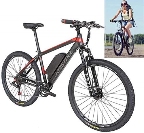 Electric Mountain Bike : CYSHAKE Home 250 W Electric Mountain Bike, Electric Bicycle 36 V, three driving modes, SUVs, with charging function for mobile phones With mudguard