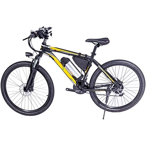 Electric Mountain Bike : D&XQX 26 Inch Fat Tire Electric Bike, 36V 350W Motor Snow Electric Bicycle Mountain Electric Bicycle Pedal Assist Lithium Battery Hydraulic Disc Brake