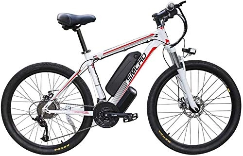 Electric Mountain Bike : Dirty hamper Mountain Bike 26'' Electric Mountain Bike Removable Large Capacity Lithium-Ion Battery Electric Bike 21 Speed Gear Three Working Modes
