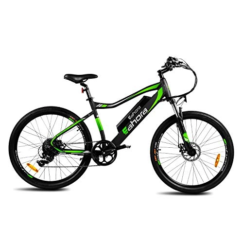 Electric Mountain Bike : EAHORA Electric Mountain Bike 350W Powerful Bicycle 48v 10.4AH Battery Ebike Aluminum Alloy Frame Suspension Fork Recharge System 26 Inch Wheel 7 Speed Gear for Adults