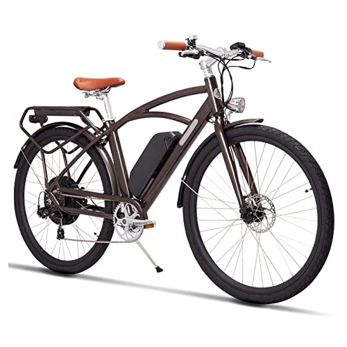 Electric Mountain Bike : EBike 26"Retro Electric Bicycle for Man and Women with High Speed Brushless Gear 500 Motor 7 Speed Gear Speed Ebike with Removable 48V13AH Lithium Battery (Color : 26inch)